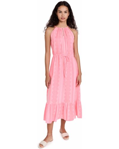 Бархатное платье Velvet, розовое