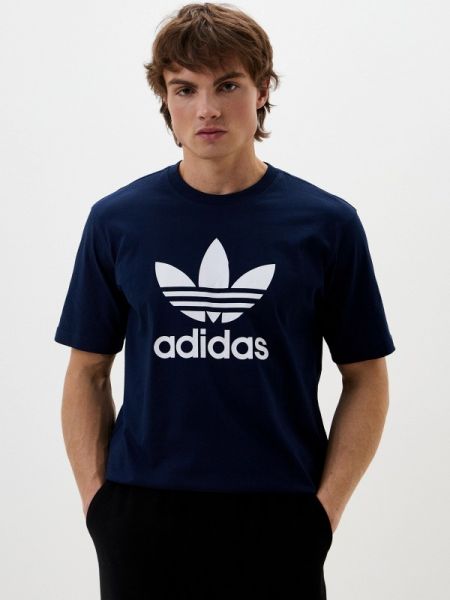 Поло Adidas Originals синее