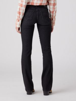 Bootcut jeans Wrangler schwarz
