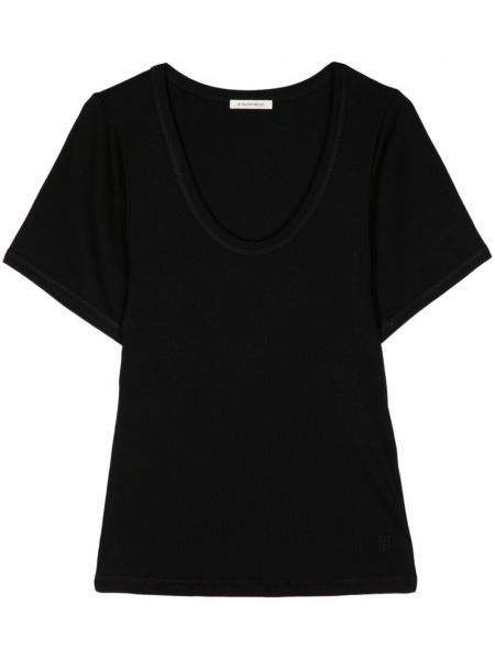 Rund hals t-shirt By Malene Birger sort