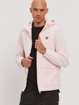 Рожева демісезонна куртка Lyle & Scott