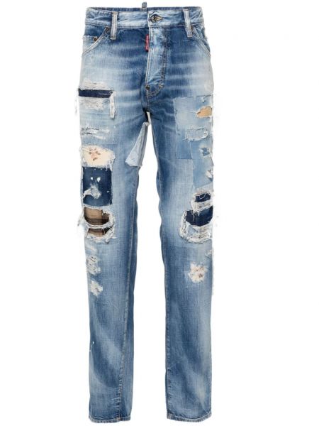 Konik jean pantolon Dsquared2 mavi