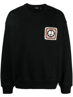 Sweatshirt mit stickerei mit rundem ausschnitt Five Cm schwarz