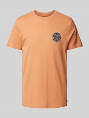 Koszulka z nadrukiem Rip Curl pomarańczowa