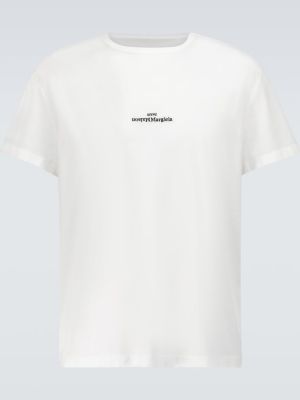 Пухена тениска Maison Margiela бяло