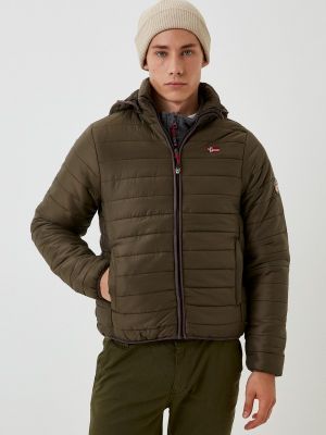 Утепленная демисезонная куртка Geonorway Expedition коричневая