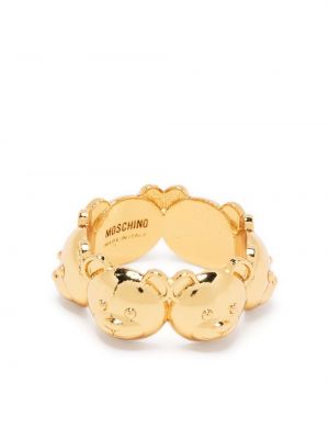 Prsten Moschino zlatý