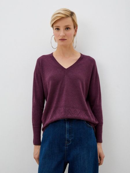 Пуловер R&i фиолетовый
