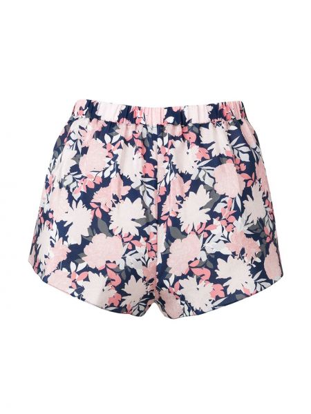 Pantalones cortos con perlas de flores con estampado Gilda & Pearl rosa