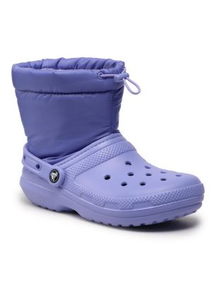 Bottes de neige Crocs violet
