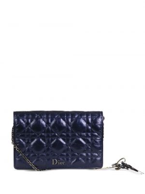 Taška přes rameno Christian Dior modrá