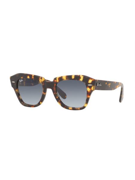 Okulary przeciwsłoneczne w miejskim stylu Ray-ban brązowe