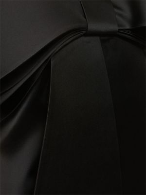 Mini obleka z lokom Mach & Mach črna