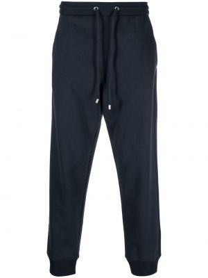 Pantalon de joggings en laine Giorgio Armani bleu