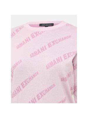 Платье Armani Exchange розовое