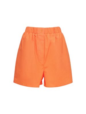 Shorts en coton The Frankie Shop orange