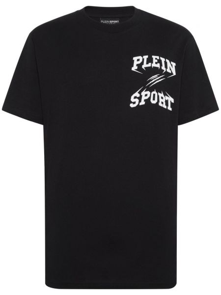 Sport rund hals t-shirt Plein Sport sort