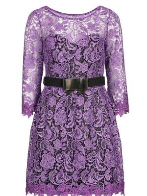 Фиолетовое коктейльное платье Maria Grazia Severi
