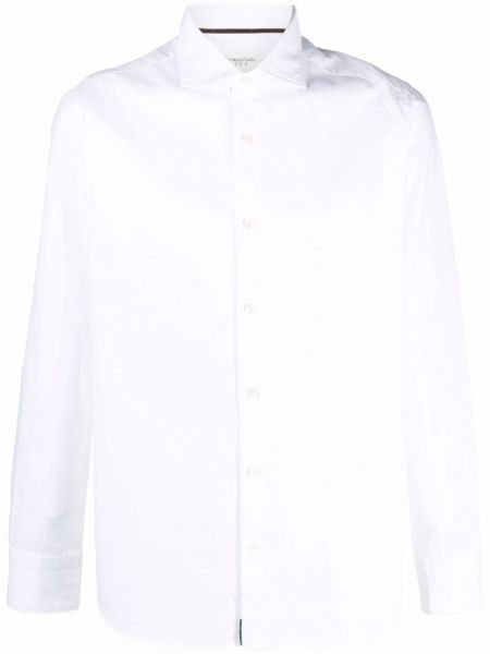 Camisa con botones Tintoria Mattei blanco