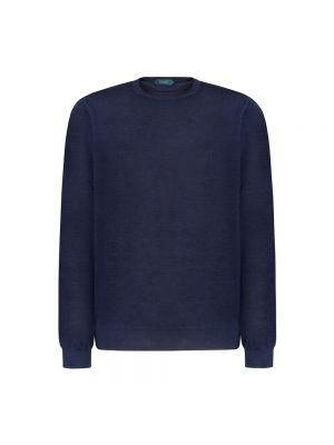 Sweatshirt Zanone blau