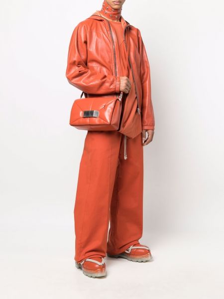 Pikowana torba Rick Owens pomarańczowa