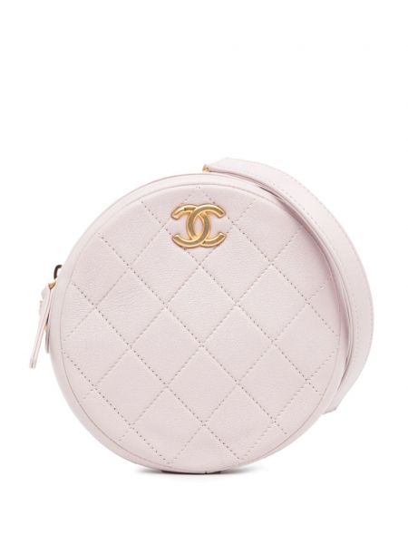 Στρογγυλή τσάντα Chanel Pre-owned ροζ