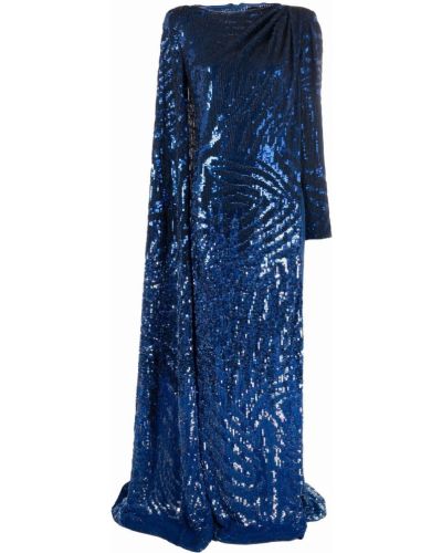 Vestido de noche Jenny Packham azul