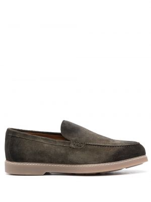 Slip-on ruskind loafers Doucal's grønn