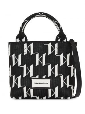Πλεκτή τσάντα shopper Karl Lagerfeld