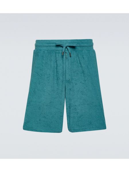Pantalones cortos de algodón Frescobol Carioca verde