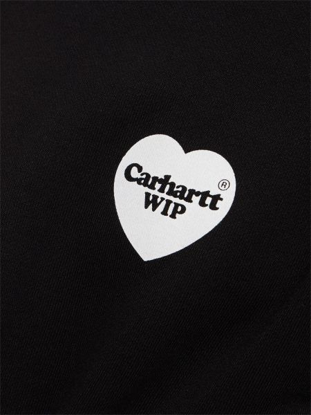 Mikina se srdcovým vzorem Carhartt Wip černá