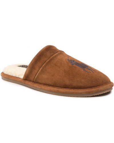 Kapcie Irving SML5007ARL Brązowy Polo Ralph Lauren