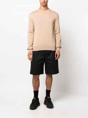 Džemperis ar apdruku Comme Des Garçons Shirt bēšs