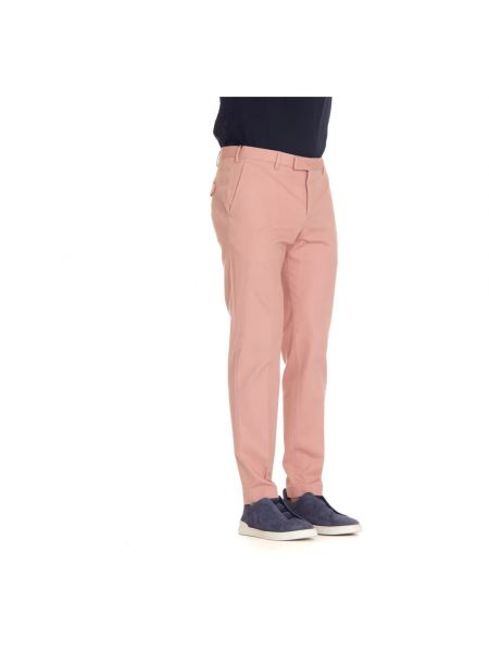 Pantalones chinos slim fit Pt Torino rosa