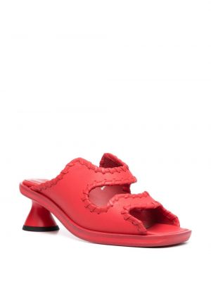 Kožené sandály Eckhaus Latta červené