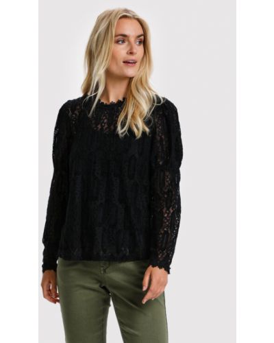 Cream Blúz Vivi 10606994 Fekete Straight Fit