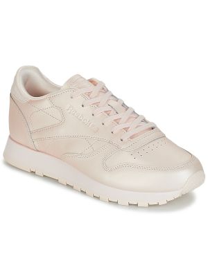 Bőr sneakers Reebok Classic rózsaszín