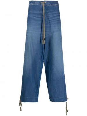Bootcut jeans ausgestellt Greg Lauren blau