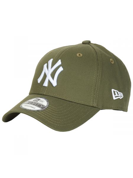 Haftowana czapka z daszkiem bawełniana New Era zielona