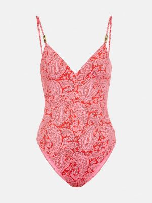 Badeanzug mit print Heidi Klein pink
