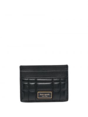 Pikowany portfel Kate Spade czarny