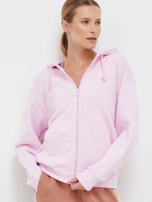 Bluză cu glugă Adidas Originals roz