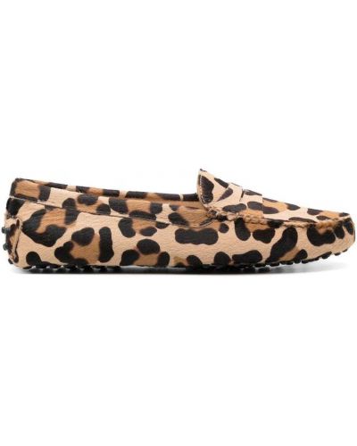 Pels loafers med print Tod's