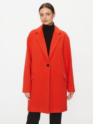 Cappotto di lana Boss arancione
