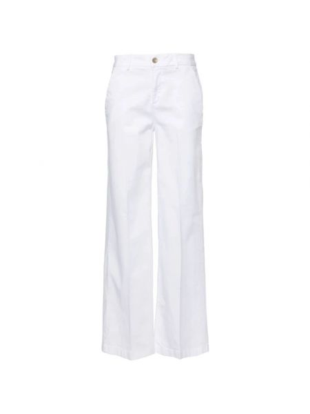 Spodnie bawełniane Liu Jo białe