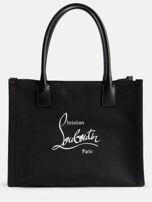 Nakupovalna torba Christian Louboutin črna