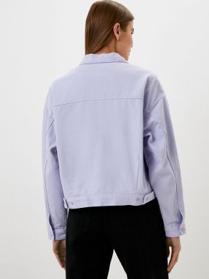Джинсовая куртка Shu фиолетовая
