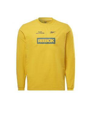 Αθλητική μπλούζα Reebok Sport κίτρινο
