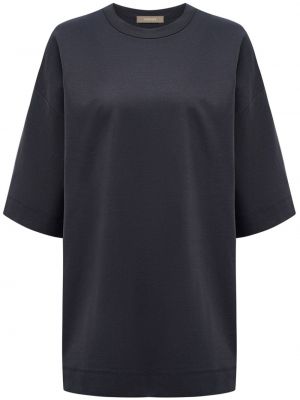 Βαμβακερή μπλούζα 12 Storeez μαύρο