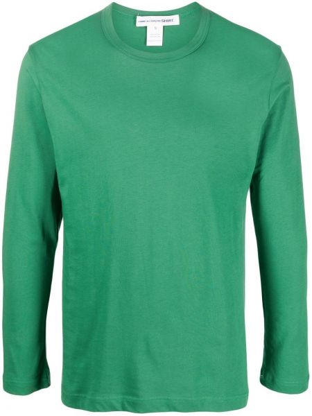 Sweatshirt aus baumwoll mit rundem ausschnitt Comme Des Garçons Shirt grün